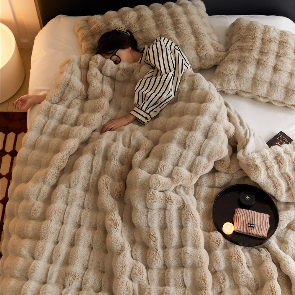 【本日終了！NO.1位 獲得】FuyuOne™ プレミアムふわとろ毛布 通常価格